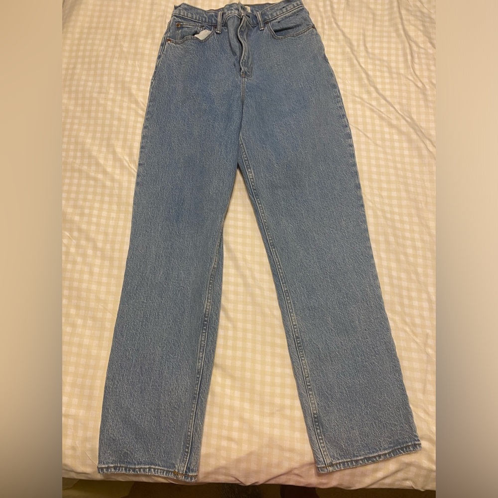 Abercrombie curvy love 90s ultra high rise straight jeans